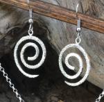 Spiral Earrings Sterling