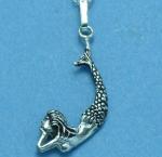 Mermaid Mini Pendant Sterling Silver