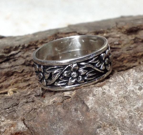 Flower Band Sterling silver