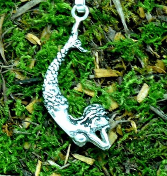 Mermaid Mini Pendant Sterling Silver picture