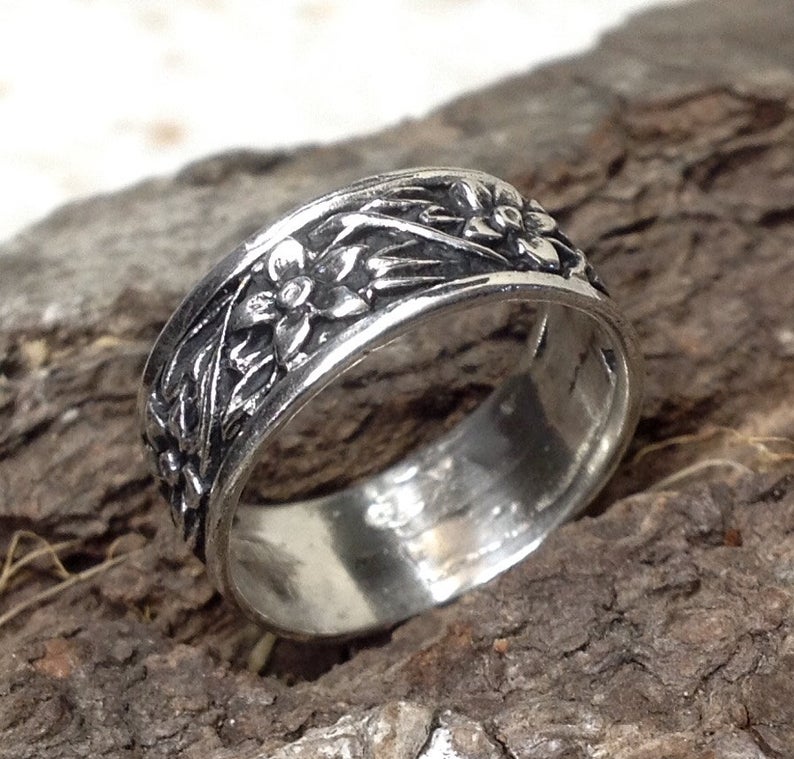 Flower Band Sterling silver picture