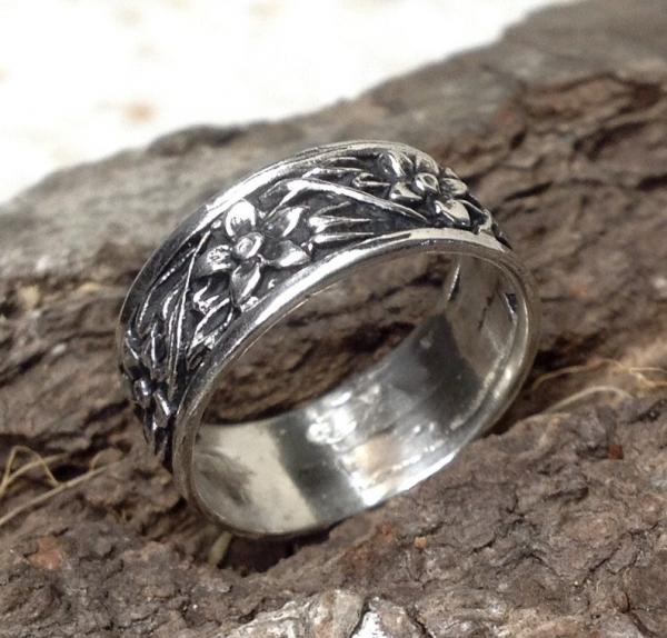 Flower Band Sterling silver picture