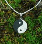 Yin Yang Pendant Sterling Silver