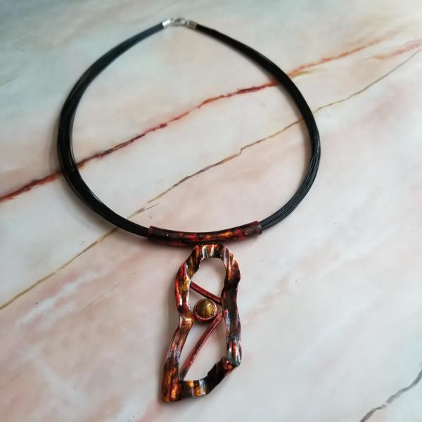 "The Fire Pit" Copper Pendant picture