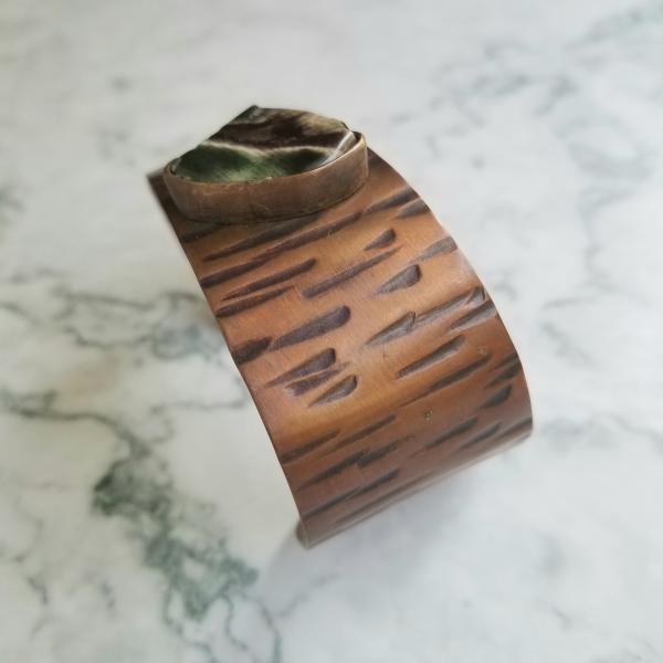 "The Nature" Copper Patina Cuff picture