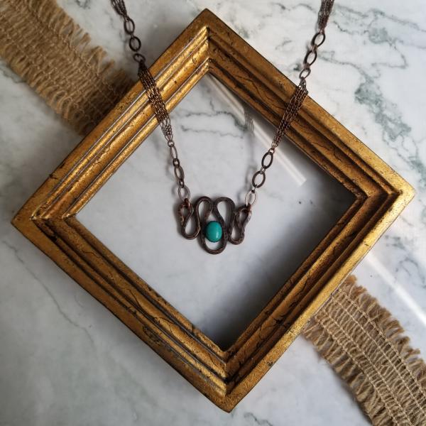 "The Tawny" Copper Patina Necklace picture