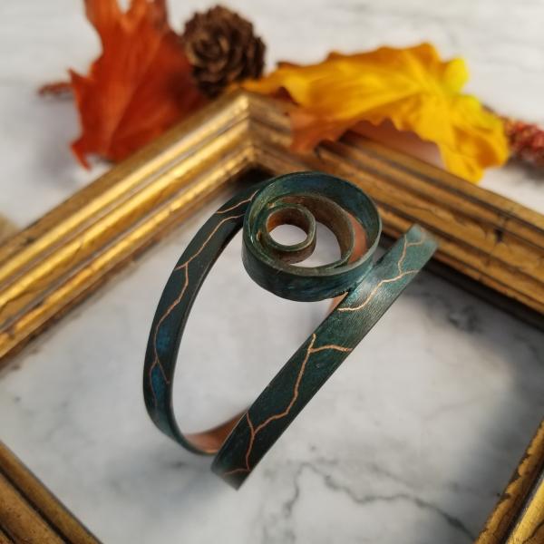 "Harmonious" Copper Patina Cuff picture