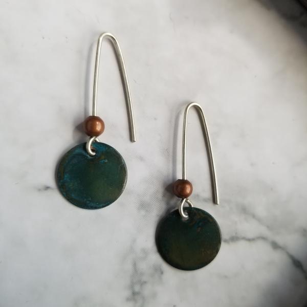 "Verdancy" Copper Patina Earrings picture