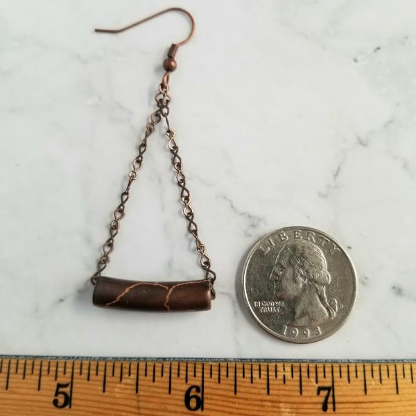 "The Swing" Copper Patina Earrings picture