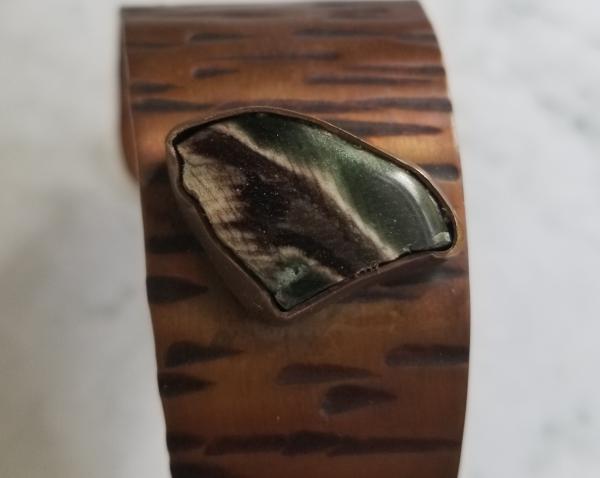 "The Nature" Copper Patina Cuff picture