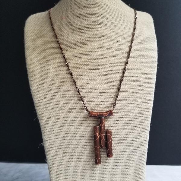 "Timbers" Copper Patina Pendant picture