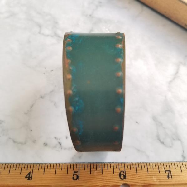 "Greenness" Copper Patina Cuff picture