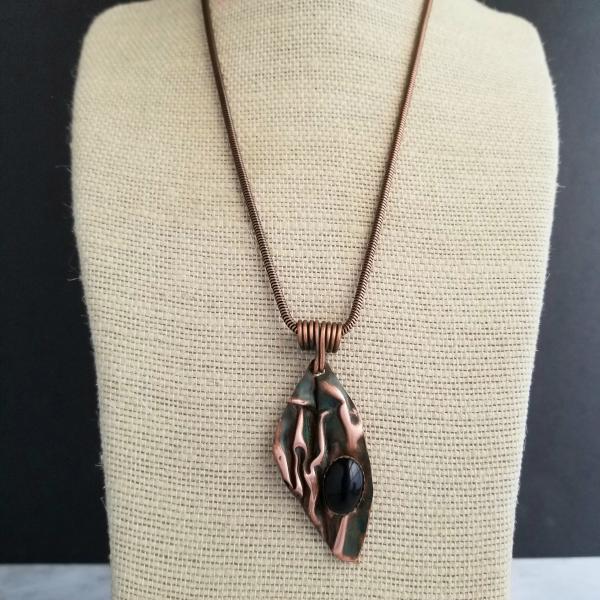 "The Delta" Copper Patina Pendant picture