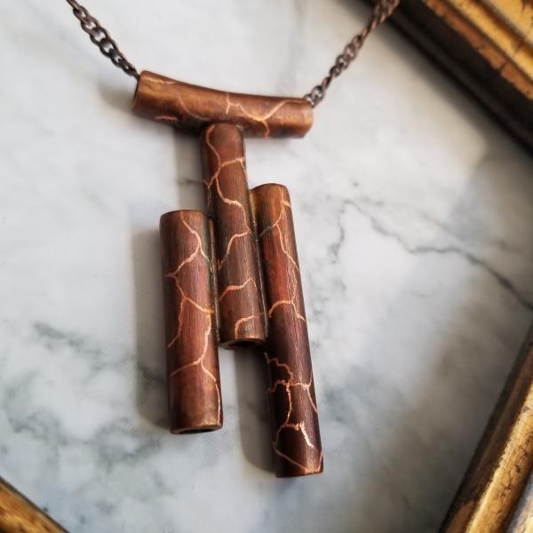 "Timbers" Copper Patina Pendant picture