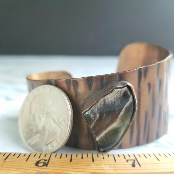 "The Nature" Copper Patina Cuff picture