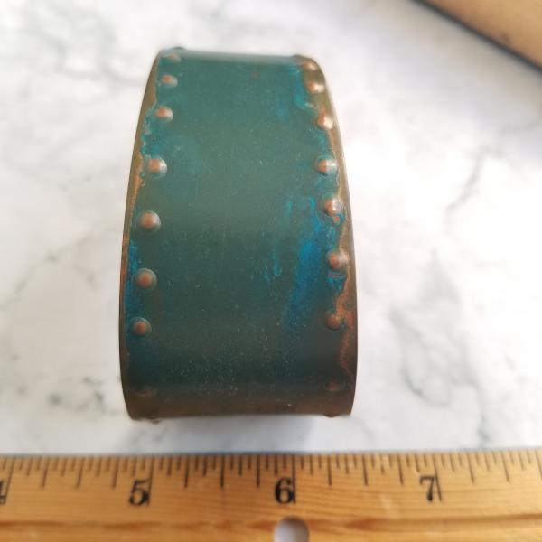 "Greenness" Copper Patina Cuff picture