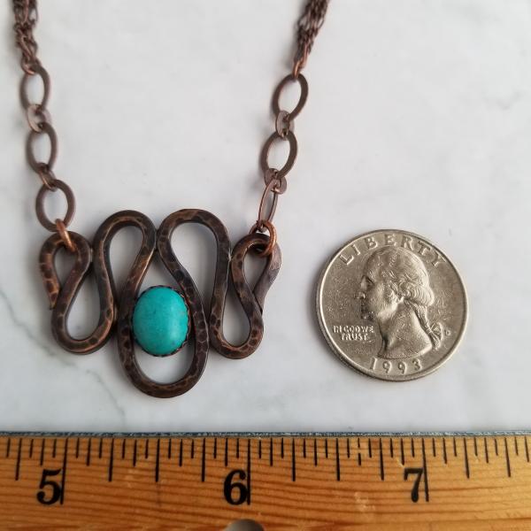 "The Tawny" Copper Patina Necklace picture