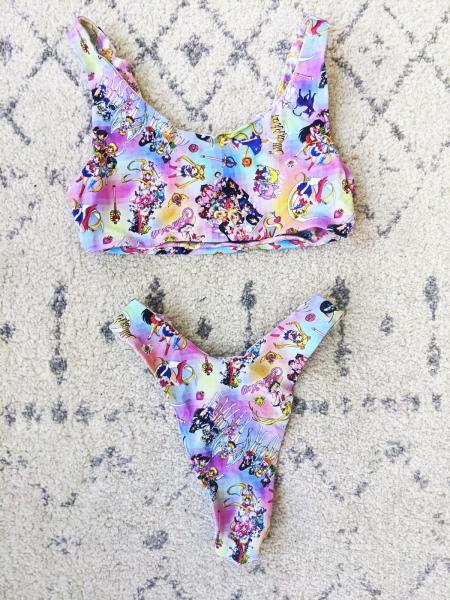 Sailor Moon + Pink Mermaid Bikini Set