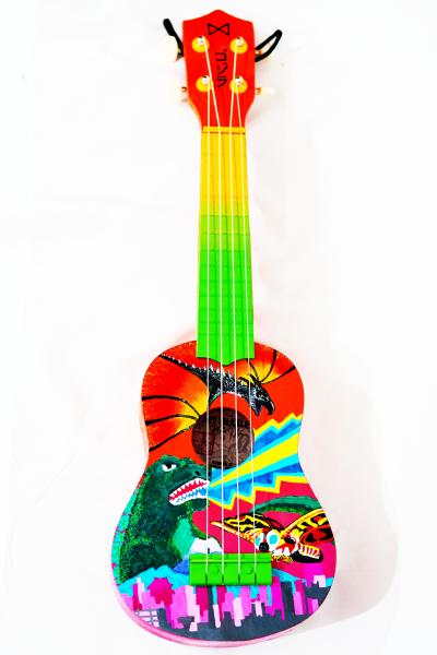 Godzilla Art Ukulele picture