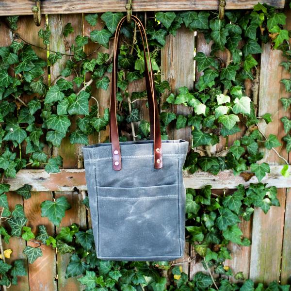 Jessamine Small Market Tote - Charcoal