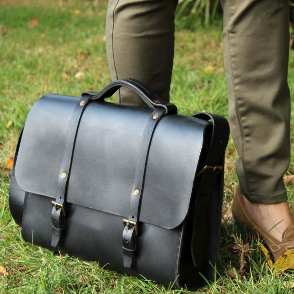 Lincoln Satchel  - Coal picture