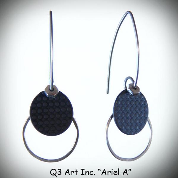 Ariel Earrings Black/Nickel