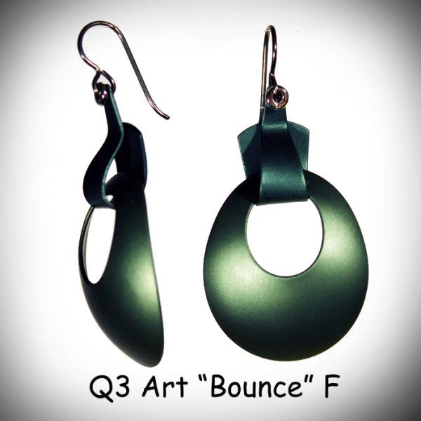 Bounce Earrings  Black & White picture