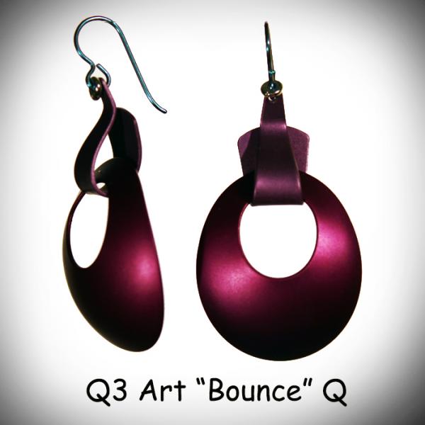 Bounce Earrings  Black & White picture