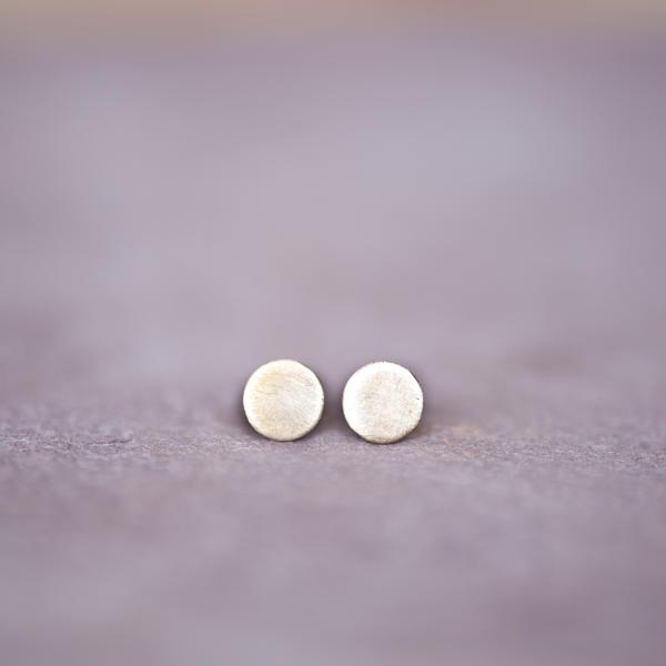 Bronze Circle Stud, 4mm