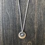 Birds of Flutter Gold and Silver Necklace