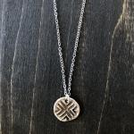 Abstract Tribal Bronze Necklace