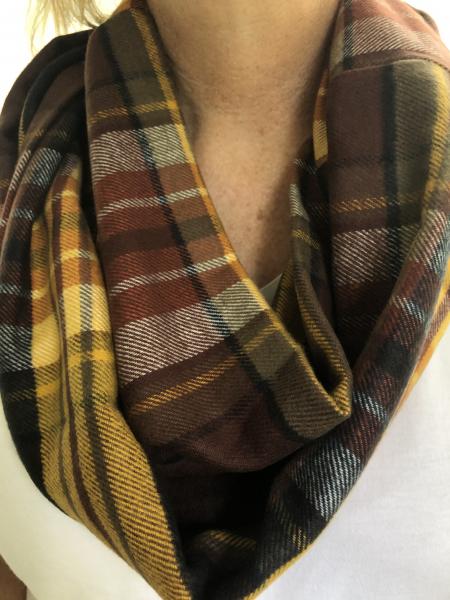 Brown/gold Plaid