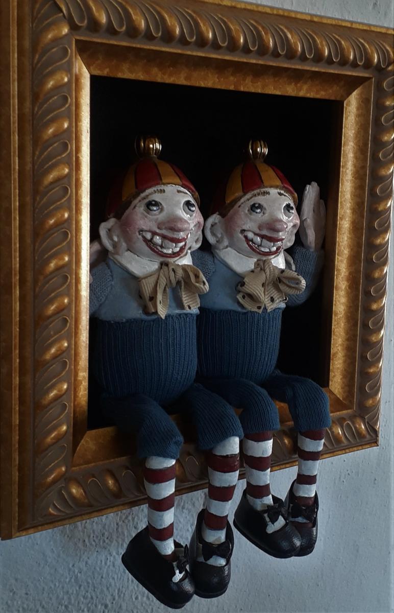 Tweedle Dum & Tweedle Dee Shadowbox picture