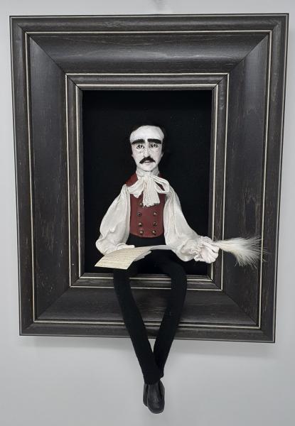 Edgar Allan Poe Shadowbox picture