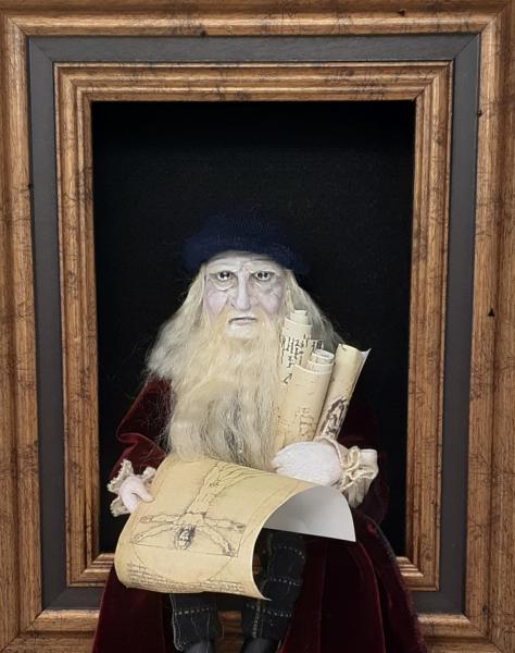 Leonardo DaVinci Shadowbox picture