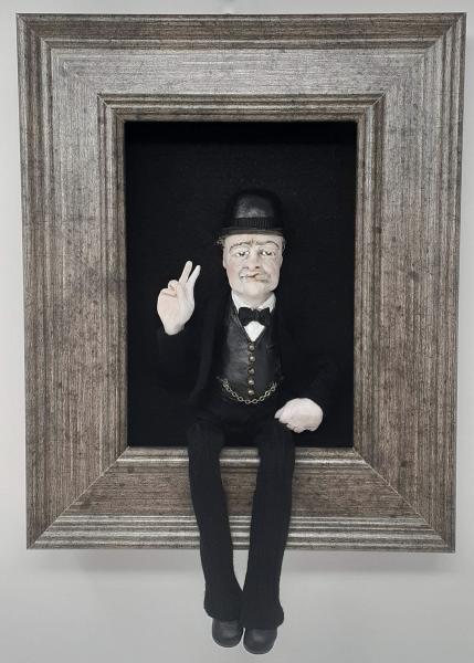 Winston Churchill Shadowbox picture