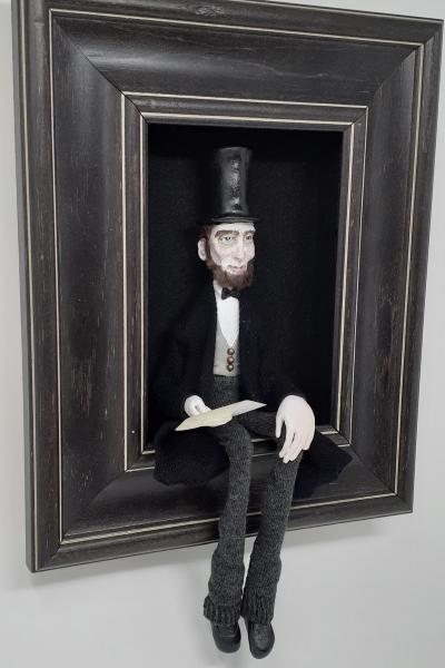 Abraham Lincoln Shadowbox picture