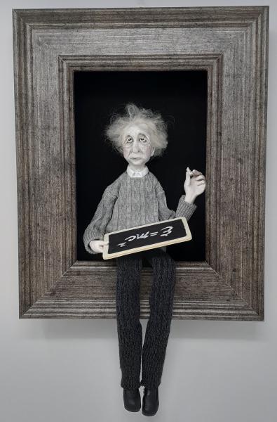 Albert Einstein Shadowbox picture