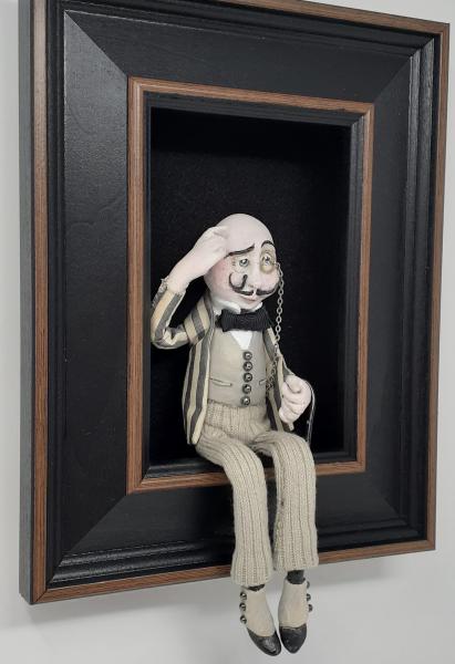 Hercule Poirot Shadowbox picture