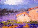 Farm House in the midst of Lavenders, Plein Air