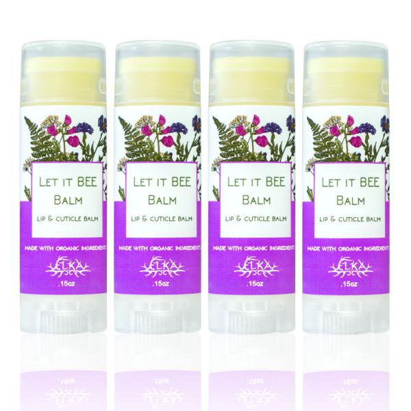 Set of 4 Let it BEE Lip & Cuticle Balm