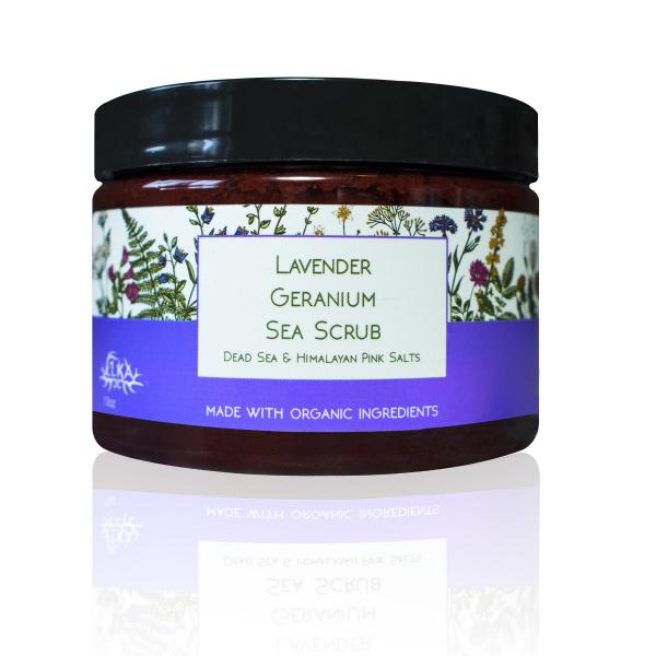 Lavender Geranium Sea Scrub