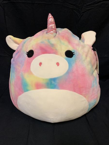 16” Squishmallows Esmerelda the Rainbow Tie Dye Unicorn picture