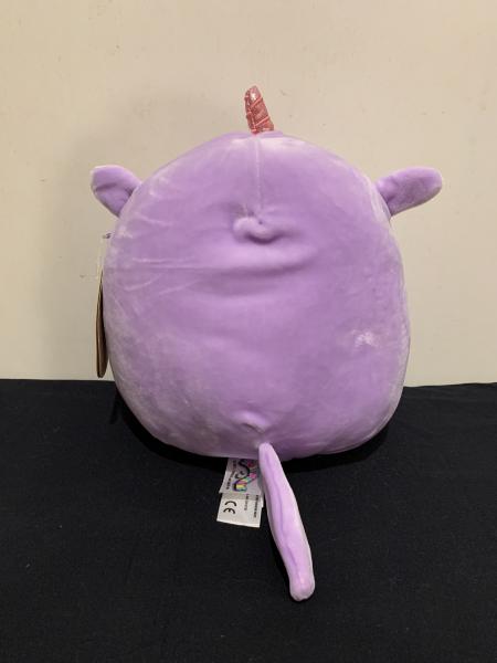 8” Squishmallows Mia the Purple Unicorn (w/Rattle) picture