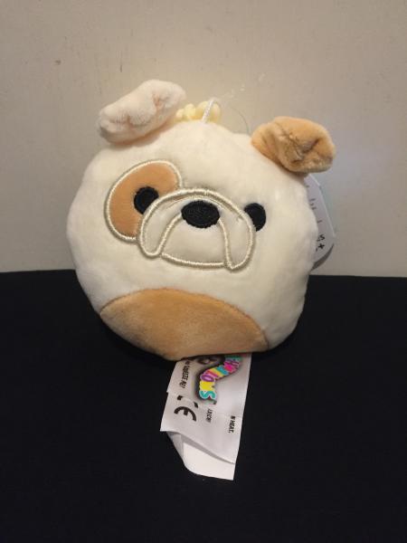 3.5” Squishmallows Clip-On Brock the Bulldog picture