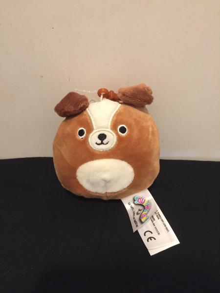 3.5” Squishmallows Clip-On Bernie the St. Bernard picture