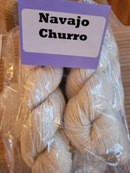 Navajo Churro skeins picture