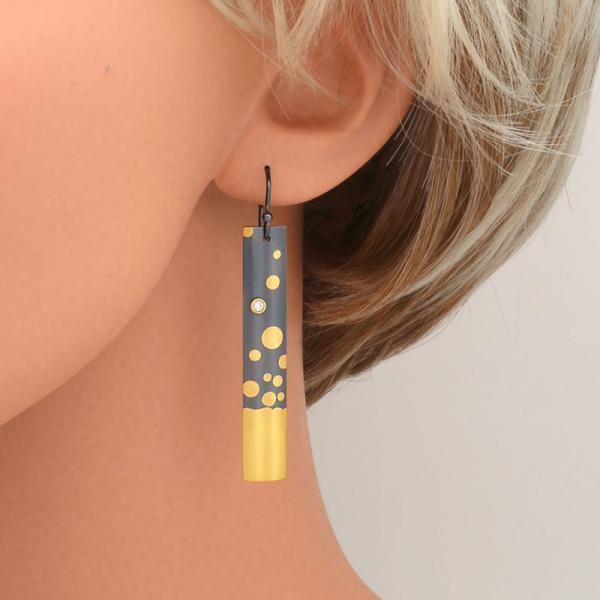 Bubbly Earrings - Asymmetrical picture