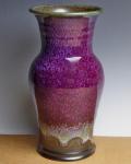 purple and black mini vase