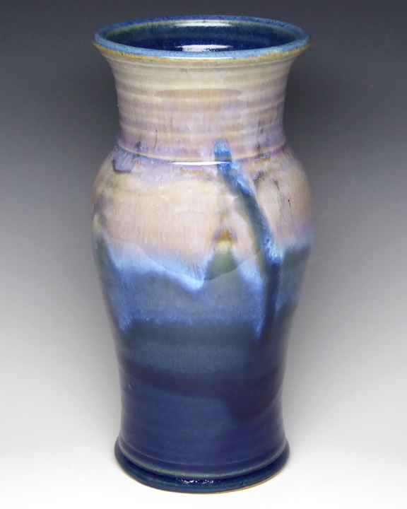 Creamy blue mini vase picture